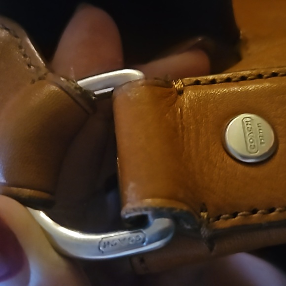 Coach Tan Leather Heritage Web Map Messenger Bag - Picture 6 of 15